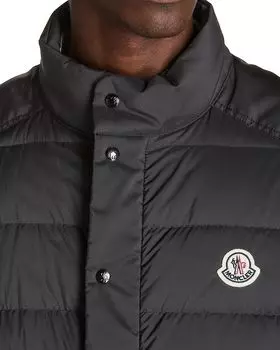 Куртка мужская утепленная Selves с логотипом Moncler, черный