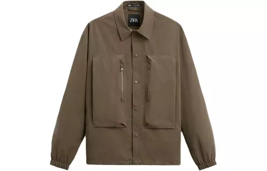 Куртка мужская загар Zara, цвет Tan