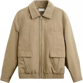 Куртка мужская загар Zara, цвет Tan