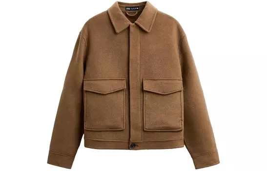 Куртка мужская загар Zara, цвет Tan