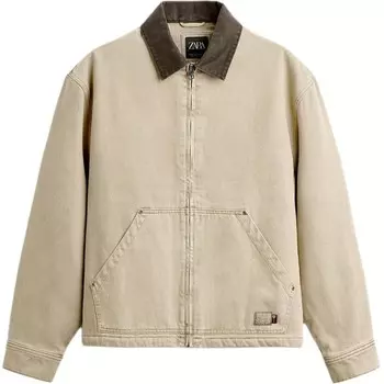 Куртка мужская Zara, светло-коричневый