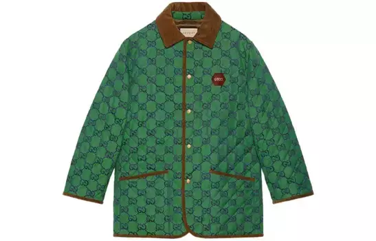 Куртка мужская зеленая Gucci, зеленый