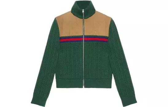 Куртка мужская зеленая Gucci, зеленый