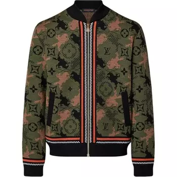 Куртка мужская зеленая Louis Vuitton, зеленый