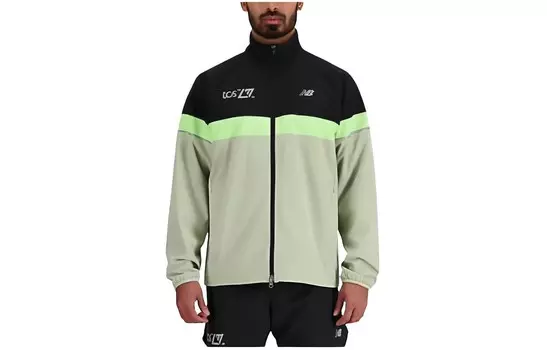 Куртка мужская зеленая New Balance, зеленый