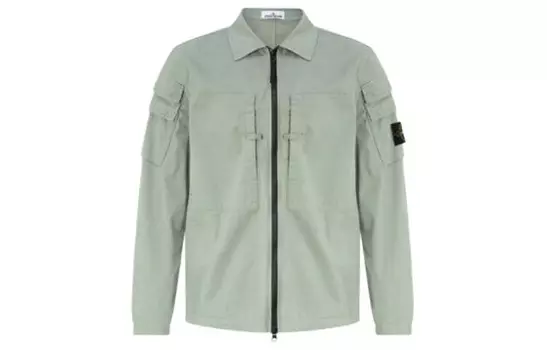 Куртка мужская зеленая Stone Island, зеленый
