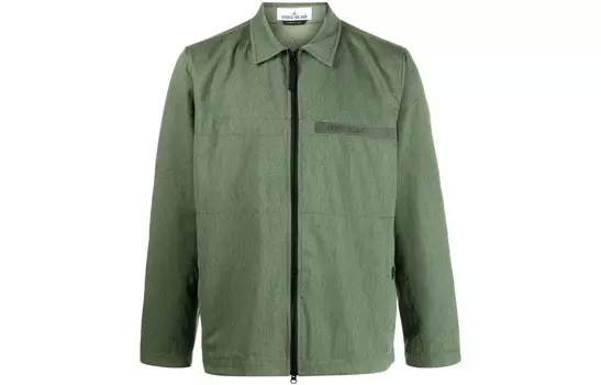 Куртка мужская зеленая Stone Island, зеленый