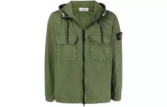 Куртка мужская зеленая Stone Island, зеленый