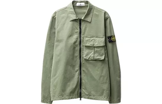 Куртка мужская зеленая Stone Island, зеленый