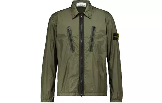 Куртка мужская зеленая Stone Island, зеленый