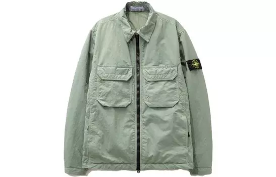 Куртка мужская зеленая Stone Island, зеленый