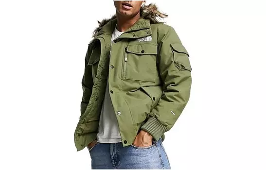 Куртка мужская зеленая The North Face, зеленый