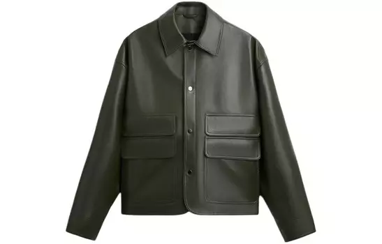 Куртка мужская зеленая Zara, зеленый