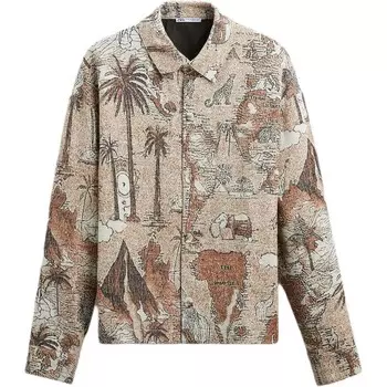 Куртка мужская земляного тона Zara, цвет Earth Tone