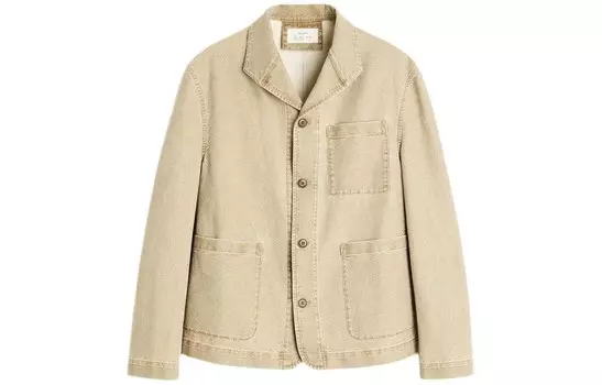 Куртка мужская желтого цвета Zara, желтый