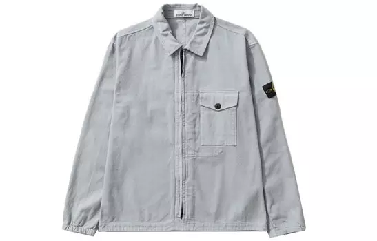 Куртка мужская жемчужно-серая Stone Island, серый