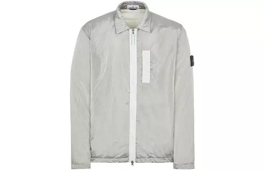 Куртка мужская жемчужно-серая Stone Island, серый
