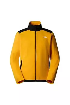 Куртка мужская золотистая с молнией во всю длину The North Face Alpine Polartec 200 NF0A7WWLZU3 SGN1176, желтый