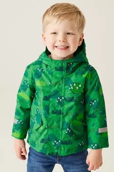 Куртка на дождливый день с изображением животных Regatta, зеленый
