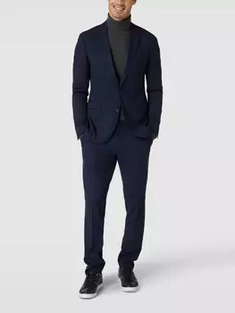 Куртка на двух пуговицах с нагрудными прорезными карманами McNeal, темно-синий