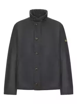 Куртка на хлопковой флисовой подкладке Barbour, серый