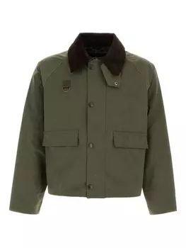 Куртка на кнопках Barbour, зеленый