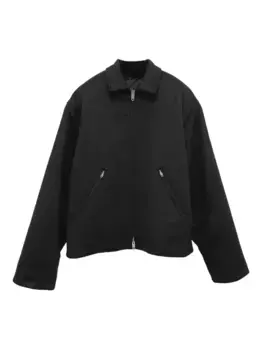 Куртка на молнии BALENCIAGA, черный