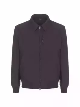 Куртка на молнии Brioni, тёмно-синий