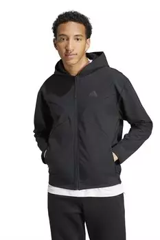 Куртка на молнии City Escape Adidas Sportswear, черный