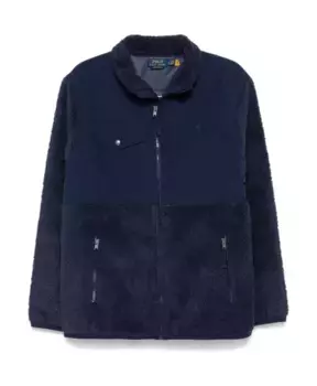 Куртка на молнии и эластичных манжетах. Polo Ralph Lauren, синий