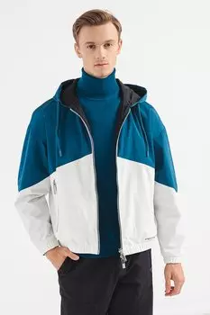 Куртка на молнии и с капюшоном Armani Exchange, белый