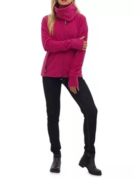 Куртка на молнии из микрофлиса с отверстием для большого пальца Bench, цвет Orchid