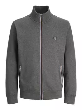 Куртка на молнии JACK & JONES Zip-Up Hoodie, серый