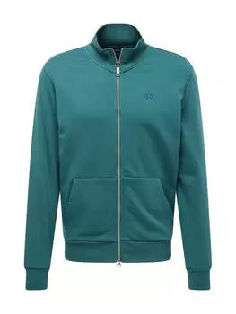 Куртка на молнии La Martina Zip-Up Hoodie, цвет jade