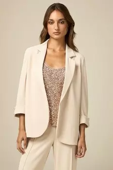 Куртка на молнии Oltre, бежевый