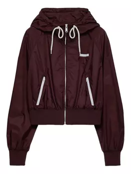 Куртка на молнии Prada, фиолетовый