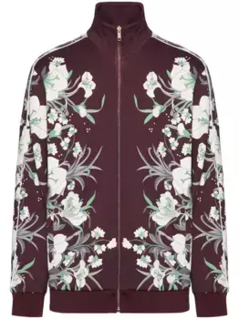 Куртка на молнии с графичным принтом VALENTINO GARAVANI, красный