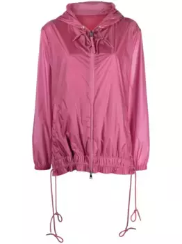 Куртка на молнии с капюшоном MONCLER, розовый