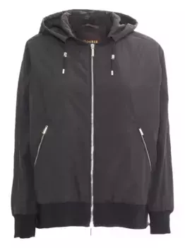 Куртка на молнии с капюшоном Moorer, черный