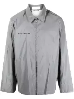 Куртка на молнии с логотипом Helmut Lang, серебяный