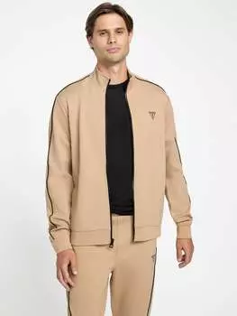 Куртка на молнии с логотипом Jose Guess Factory, цвет toasted taupe