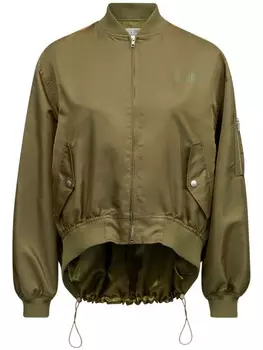 Куртка на молнии с логотипом MM6 Maison Margiela, зеленый