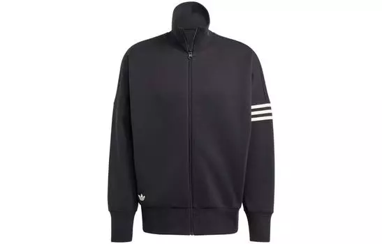 Куртка на молнии с полосками Adidas Originals, цвет Black