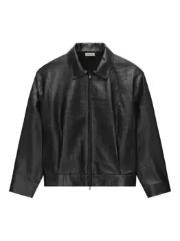 Куртка на молнии с тиснением под кожу крокодила Fear Of God, черный