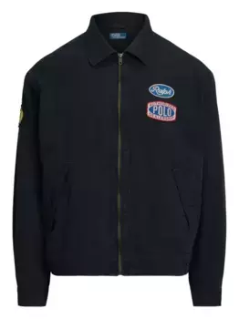 Куртка на молнии с вышивкой POLO RALPH LAUREN, черный
