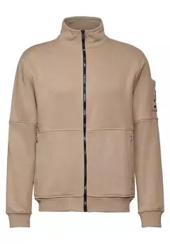 Куртка на молнии Street One MEN Zip-Up Hoodie, бежевый