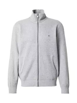 Куртка на молнии TOMMY HILFIGER Zip-Up Hoodie ESSENTIAL, пятнистый серый