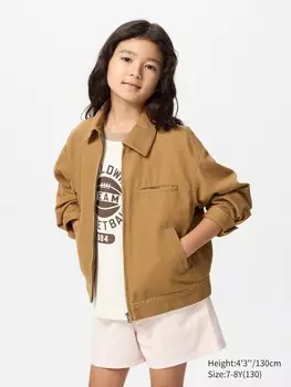 Куртка на молнии Uniqlo, цвет 34 коричневый