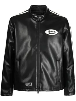 Куртка на молнии в полоску izzue, черный