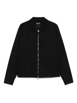 Куртка на молнии Zegna, черный